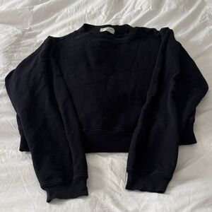 Cotton Citizen Jet Black Crewneck